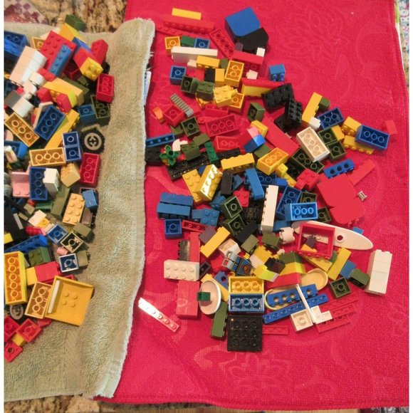 Mixed Lot Assorted Lego Legos 2lbs 14oz Random Mixed Pieces Clean Ready For Use - Picture 6 of 8